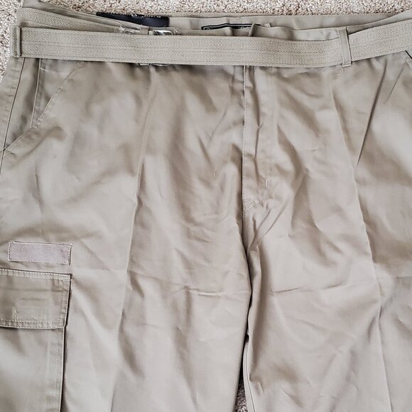 Jean Station Men's Superior Tan Khaki Cargo Short SZ 48 - Picture 3 of 7
